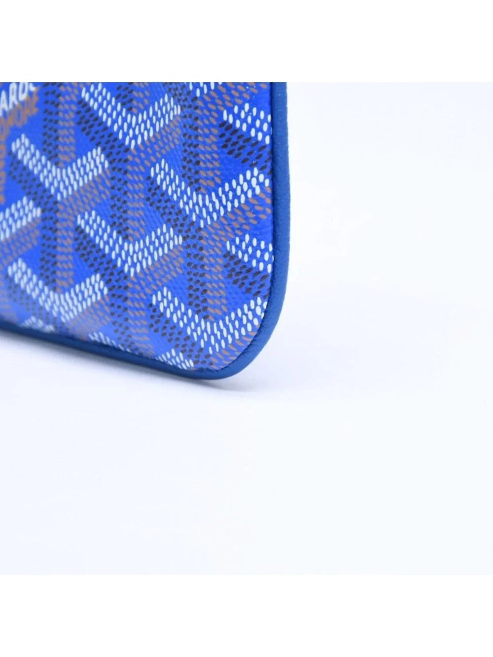 Goyard Pouch Sena Nano Key Blue Silver